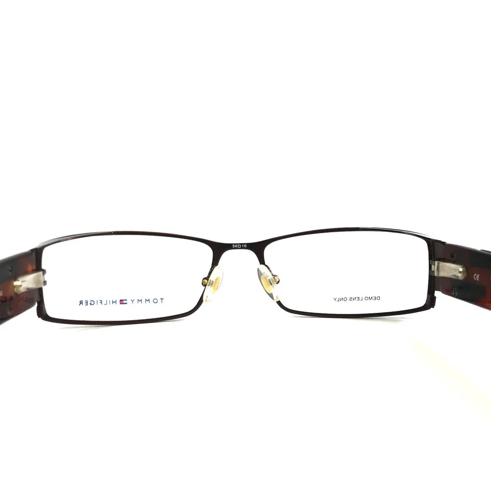 Tommy Hilfiger Eyeglasses Frames TH3410 DKBRN Dark Brown Gunmetal 54-16-140
